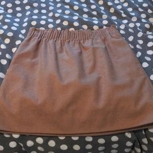 J. Crew khaki paper bag mini skirt